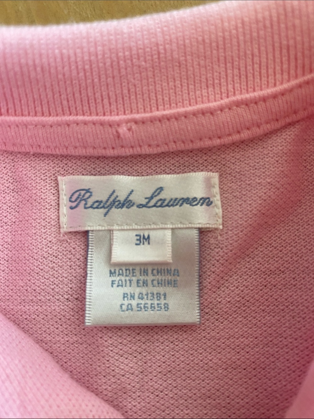 Ralph Lauren Cotton All Over Pony Dress With Bloomers Size 3M Baby Girl Pink - Picture 3 of 6